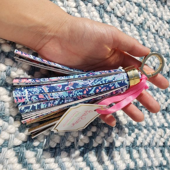 Lilly Pulitzer Tassel Keychain GYPSEA GIRL NWT! - Picture 5 of 10